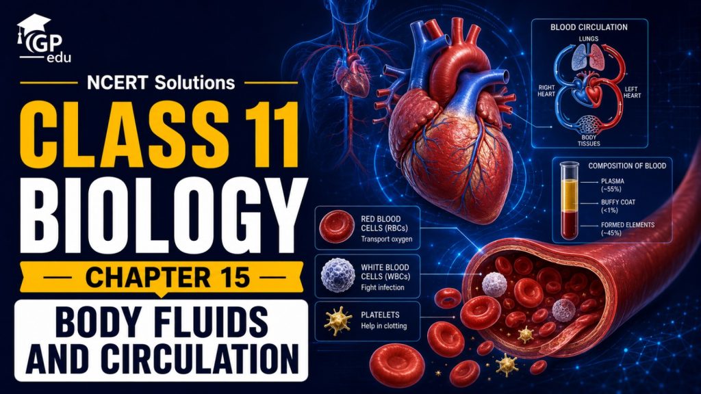 NCERT Solutions For Class 11 Biology Chapter 15-Body Fluids And Circulation